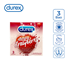 Bao cao su Durex Sensual Strawberry 3 chiếc/ hộp