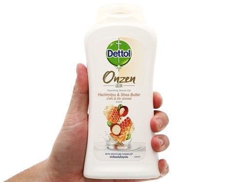 Sữa tắm Dettol Onzen kháng khuẩn và dưỡng da mật ong và bơ hạt mỡ 200g