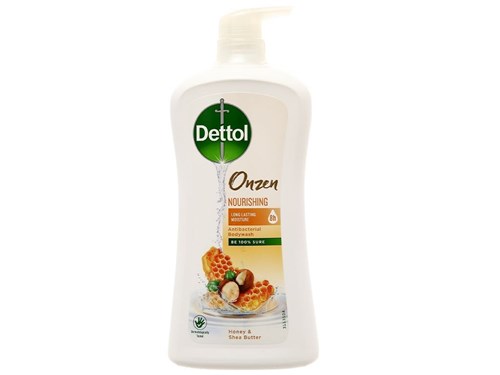 Sữa tắm Dettol Onzen kháng khuẩn và dưỡng da mật ong và bơ hạt mỡ 950g