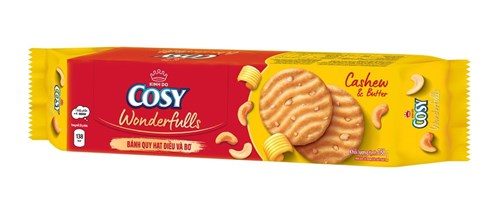 Bánh quy hạt điều và bơ Cosy Wonderfulls gói 168g