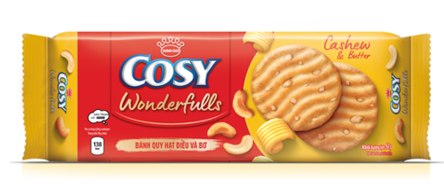 Bánh Cosy Wonderfulls Cashew Butter 48 x 84gr