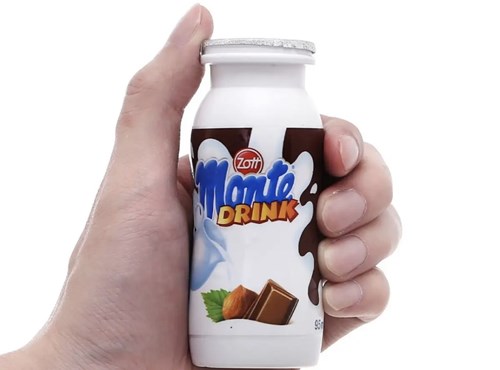 Váng sữa uống Zott Monte hương sô cô la 95ml x 4 hộp/ lốc