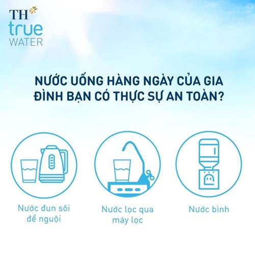 Bình nước tinh khiết TH True Water 19 lít - Hàng chính hãng, date xa