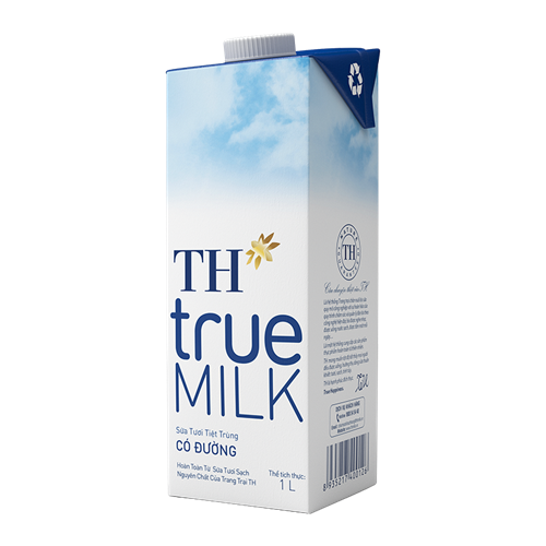 Thùng 48 hộp sữa tươi tiệt trùng TH True Milk 1L/ hộp có đường