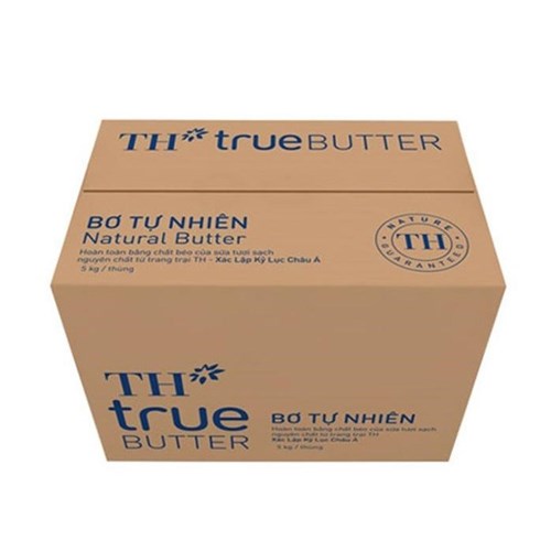 Thùng 5kg bơ lạt tự nhiên TH True Butter 