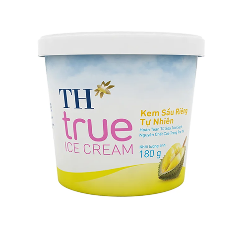 Kem hộp TH True Ice Cream sầu riêng tự nhiên 180g