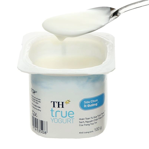 Thùng 48 hộp sữa chua ăn ít đường TH True Yogurt 100g