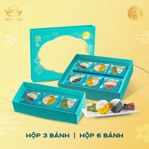 Bánh Trung Thu Kinh Đô Tuyết 3 Bánh 80g