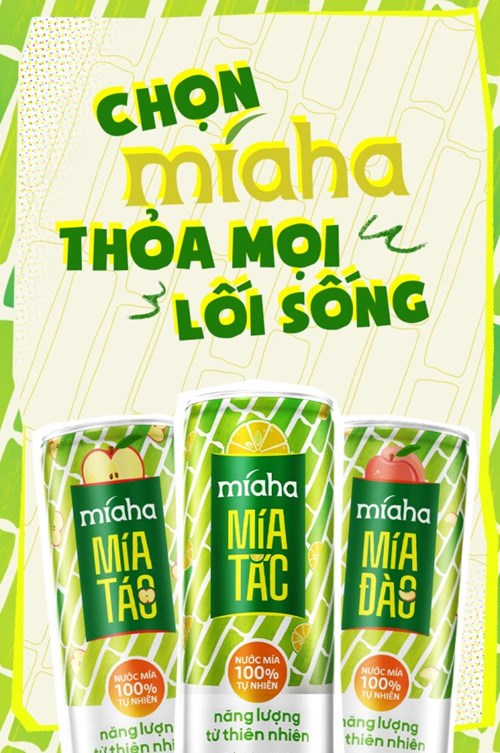 Thùng 24 lon nước mía táo MIAHA 240ml