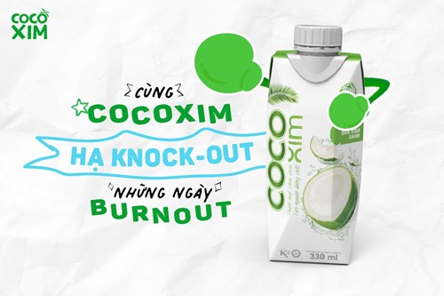 Thùng 12 hộp nước dừa Cocoxim xiêm xanh 330ml