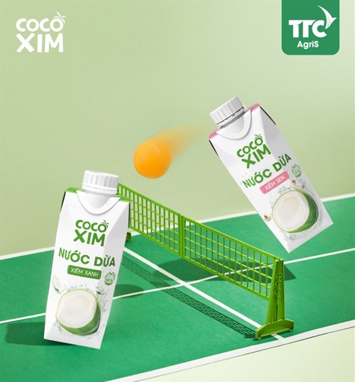 Thùng 12 hộp nước dừa Cocoxim xiêm xanh 330ml