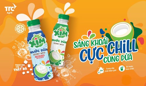 Thùng 24 chai nước dừa Xim 350ml