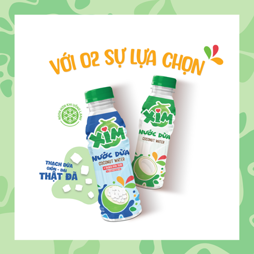 Thùng 24 chai nước dừa Xim 350ml