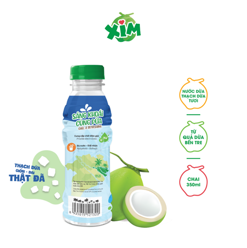 Thùng 24 chai nước dừa Xim thạch dừa tươi 350ml