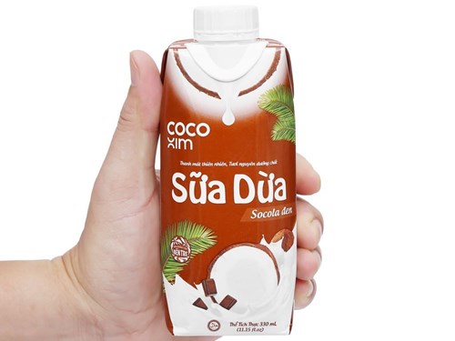 Thùng 12 hộp sữa dừa Cocoxim Chocolate 330ml