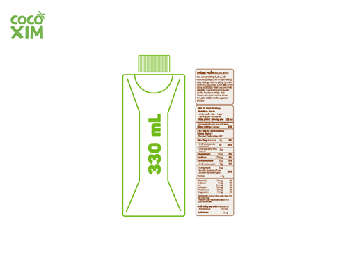 Thùng 12 hộp sữa dừa Cocoxim Organic 330ml