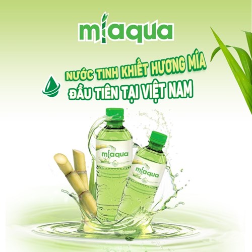 Thùng 24 chai nước uống hương mía Miaqua 500ml