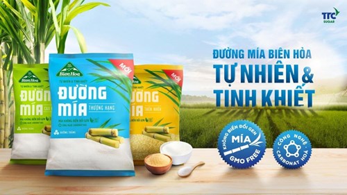 Thùng 20 túi đường mía thượng hạng Biên Hòa 1kg