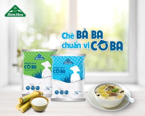 Thùng 20 túi đường sạch Cô Ba 1kg