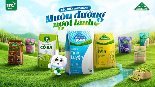 Thùng 40 túi đường sạch Cô Ba 500gr