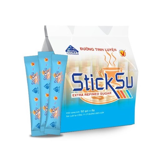 Thùng 30 túi đường que Biên Hòa Sticksu 8gr (túi 50 que)