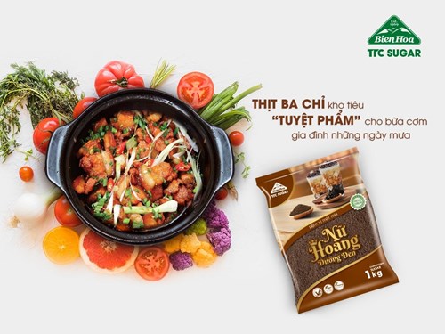 Thùng 20 túi đường đen Nữ Hoàng 1kg