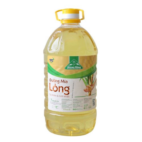 Thùng 4 chai đường mía lỏng Biên Hòa 4,8L