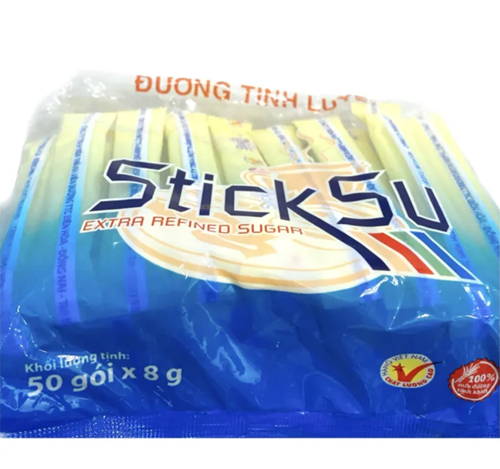 Thùng 30 túi đường que Biên Hòa Sticksu 8gr (túi 50 que)