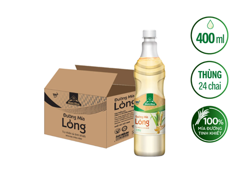 Thùng 24 chai đường mía lỏng Biên Hòa 400ml