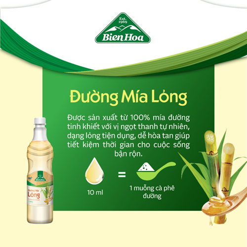 Thùng 12 chai đường mía lỏng Biên Hòa 700ml