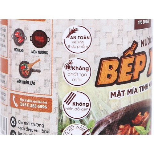 Thùng 48 chai nước màu Bếp Xưa 210gr