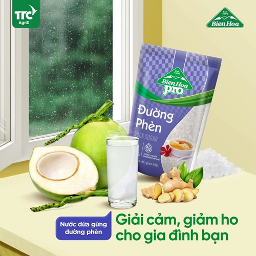 Thùng 24 túi đường phèn Biên Hòa Pro 500gr