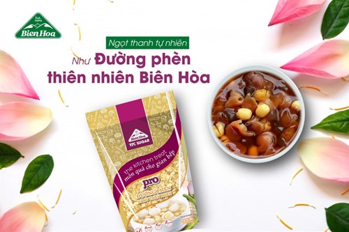 Thùng 24 túi đường phèn vàng thiên nhiên Biên Hòa 500gr