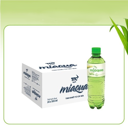 Thùng 24 chai nước uống hương mía Miaqua 500ml