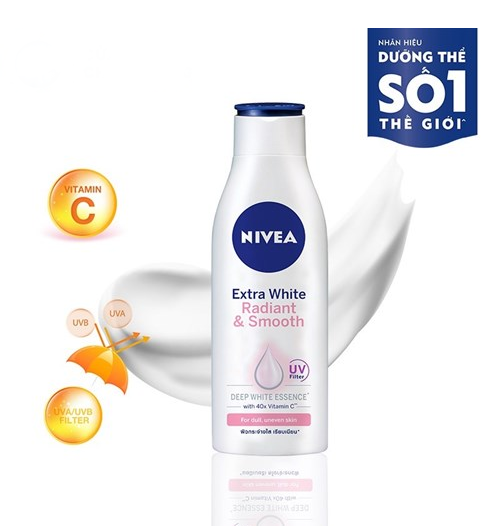 Sữa Dưỡng Thể NIVEA Mịn Mượt Sáng Da Ban Ngày (200 ml) - 83804