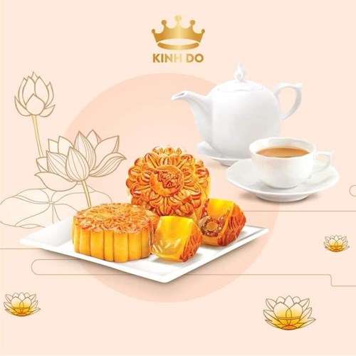 Bánh Trung Thu Kinh Đô Trăng Vàng Nguyệt Ánh Như Ý - Hộp 8 Bánh 80g