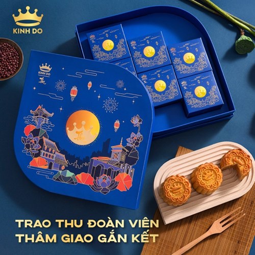 Bánh Trung Thu Kinh Đô Thu Đoàn Viên 6 bánh X80G