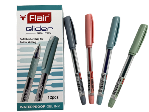 Hộp 12 bút gel Flair Glider 0.5mm