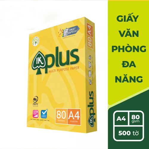 Giấy in IK Plus A4 định lượng 80gms