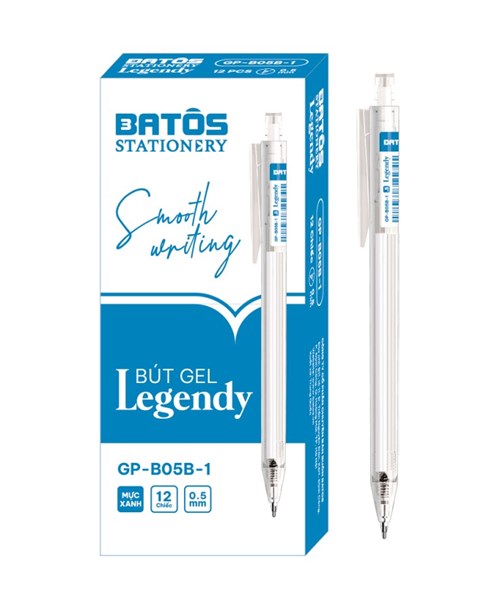 Hộp 12 bút gel Batos Legendy 0.5mm