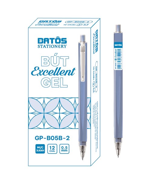 Hộp 12 bút gel Batos Excellent 0.5mm