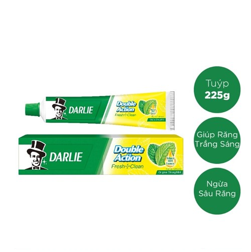 Kem đánh răng Darlie Double Action Fresh Clean 225g