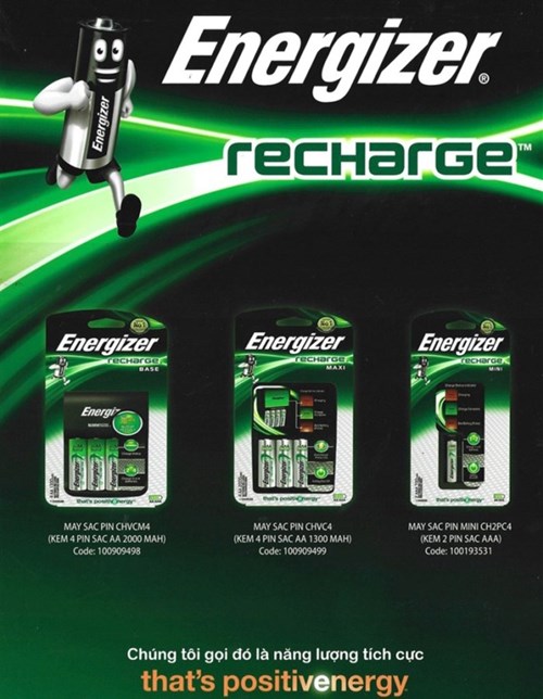 Máy sạc pin Energizer CH2PC4 (2 pin sạc AAA)