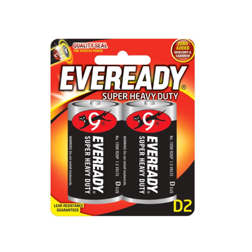 Pin Eveready Super Heavy Duty 1250 BP2 D Mã 100193484