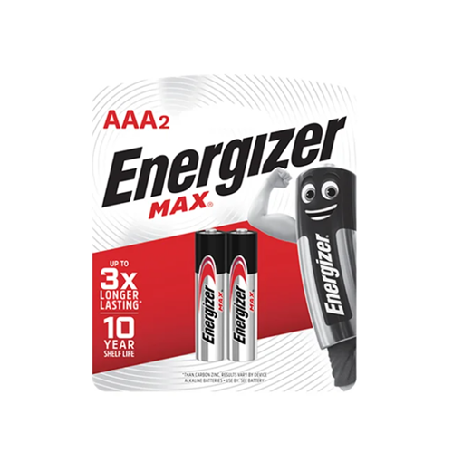 Pin Energizer Max E92 BP2 AAA