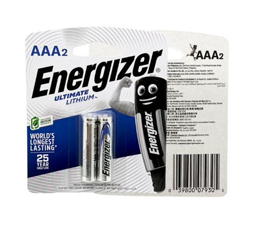 Pin Energizer Lithium AAA L92 RP2