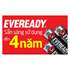 Pin Eveready Heavy Duty AAA 1012 SW4 Mã 100628876