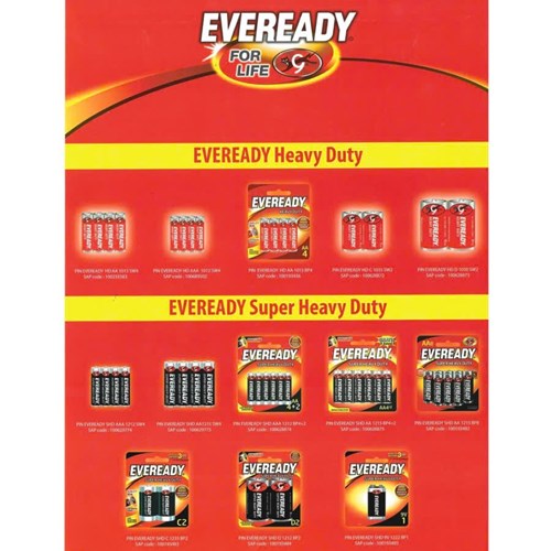 Pin Eveready Heavy Duty AAA 1012 SW4 Mã 100628876