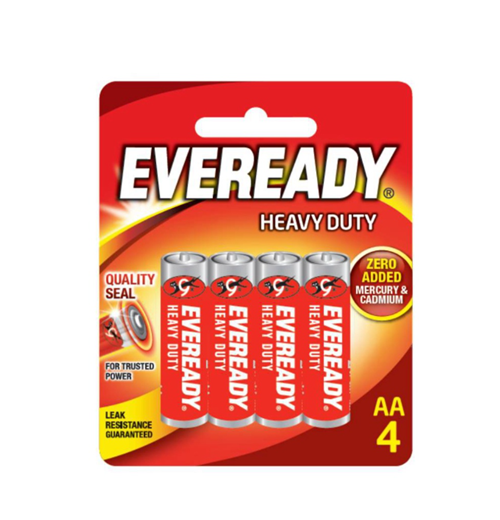 Pin Eveready Heavy Duty AAA 1012 SW4 Mã 100628876