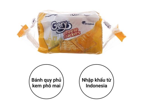 Bánh quy phô mai Gery Cheese túi 90g Mã 101199201